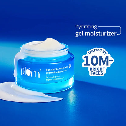 Plum 2% Niacinamide & Rice Water Brightening Gel Moisturizer