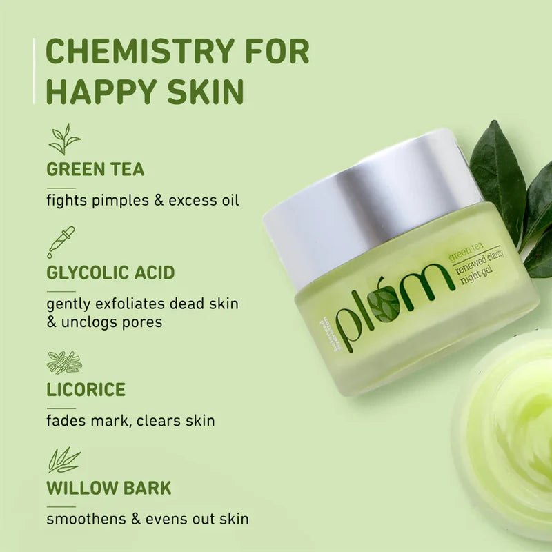 Plum Green Tea Goodbye Acne Combo + 3 𝙁𝙧𝙚𝙚 𝙂𝙞𝙛𝙩𝙨*