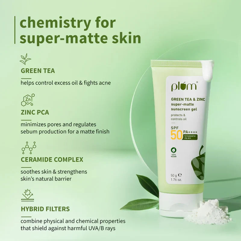 Plum Green Tea Goodbye Acne Combo + 3 𝙁𝙧𝙚𝙚 𝙂𝙞𝙛𝙩𝙨*