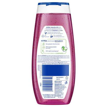 NIVEA Waterlily & Oil 250ml Body Wash| Shower Gel with Care Oil Pearls| Refreshing Scent of Waterlily Flower|Clean, Healthy & Moisturized Skin