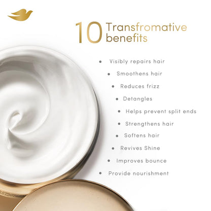 Dove Deep Repair Treatment Hair Mask For Damaged Hair With Bio Protein Care Sulphate & Paraben Free 300 ML