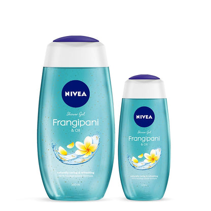 NIVEA Frangipani & Oil 250ml Body Wash| Shower Gel with Care Oil Pearls| Refreshing Scent of Frangipani Flower|Clean, Healthy & Moisturized Skin