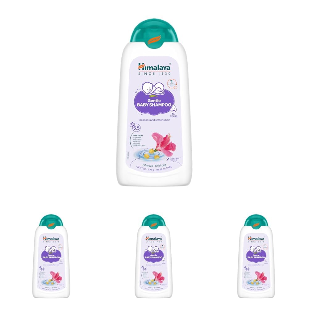 Himalaya Gentle Baby Shampoo with phyto-proteins|No Tears|pH 5.5|600ml