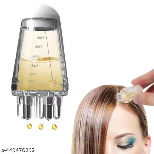 Scalp Applicator Bottle 6ml with Roller Comb Tip