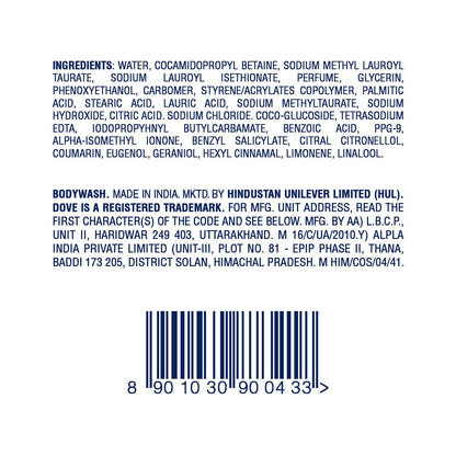 Dove Revitalizing Bodywash with Triple Hydration Serum, 825ml