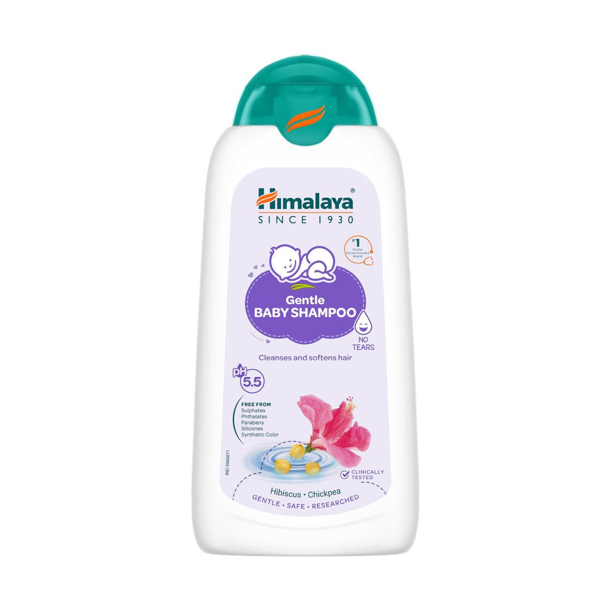 Himalaya Gentle Baby Shampoo with phyto-proteins|No Tears|pH 5.5|600ml