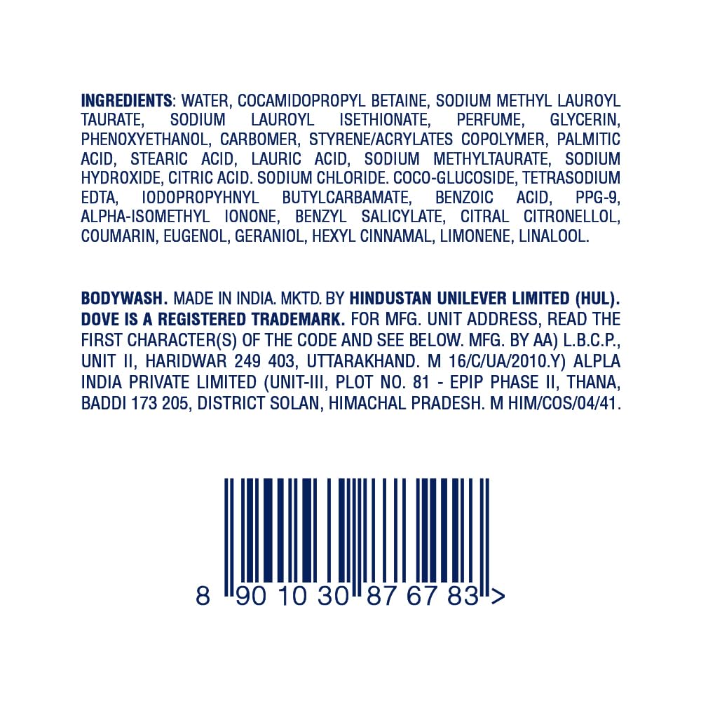 Dove Dove Refreshing BW 800 ml Pet Bottle