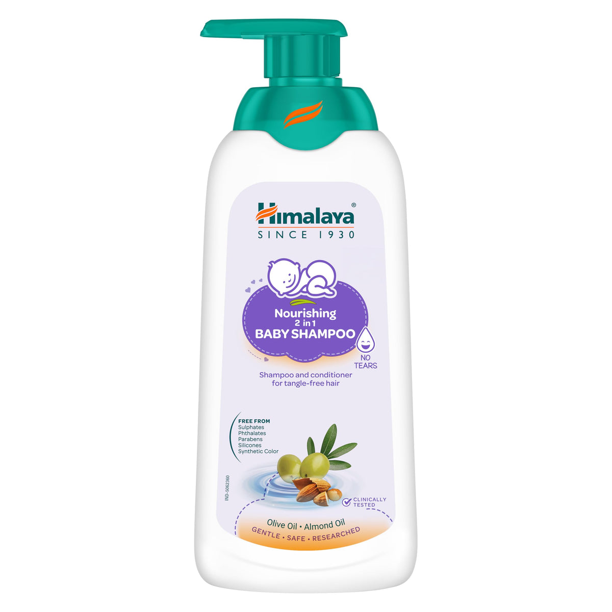 Himalaya Gentle Baby Shampoo with phyto-proteins|No Tears|pH 5.5|600ml