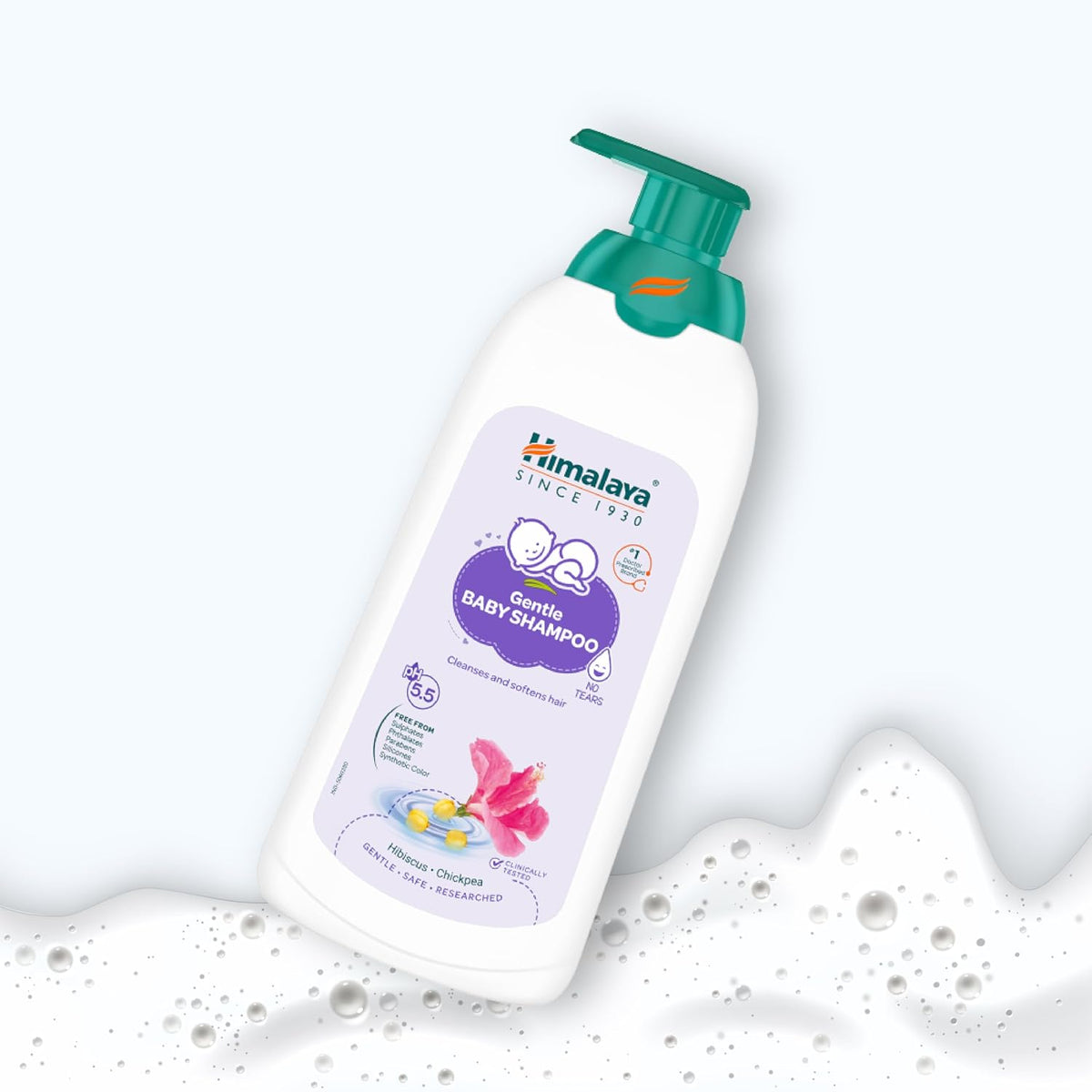 Himalaya Gentle Baby Shampoo with phyto-proteins|No Tears|pH 5.5|600ml