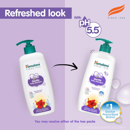 Himalaya Gentle Baby Shampoo with phyto-proteins|No Tears|pH 5.5|600ml