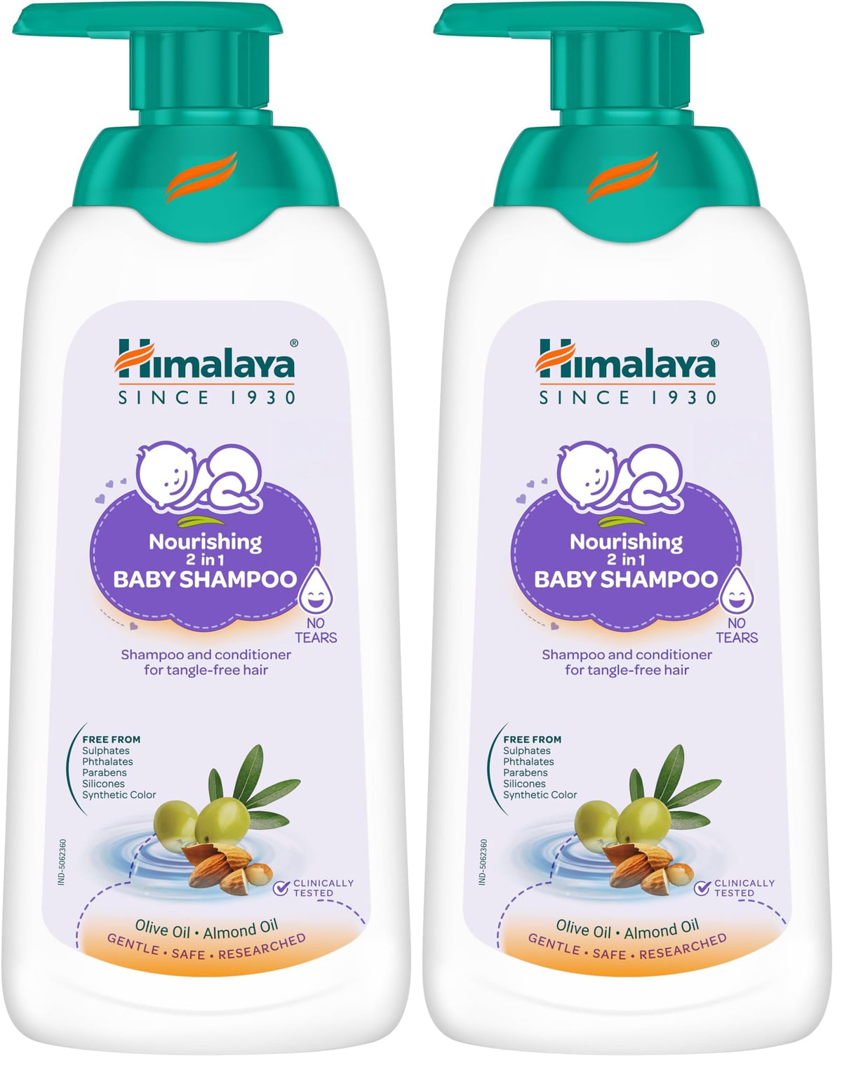 Himalaya Gentle Baby Shampoo with phyto-proteins|No Tears|pH 5.5|600ml