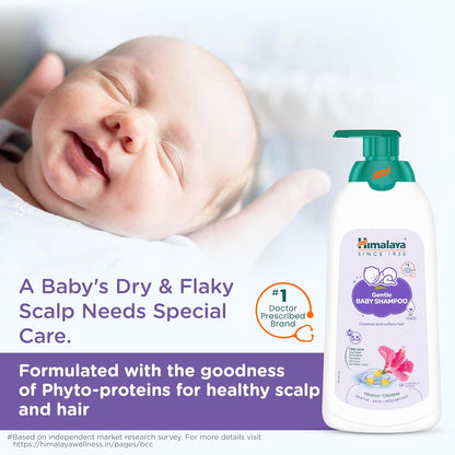 Himalaya Gentle Baby Shampoo with phyto-proteins|No Tears|pH 5.5|600ml