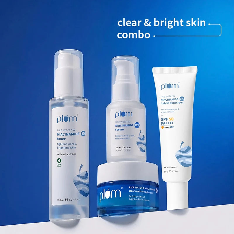 Niacinamide Clear & Bright Skin Combo + 3 𝙁𝙧𝙚𝙚 𝙂𝙞𝙛𝙩𝙨*