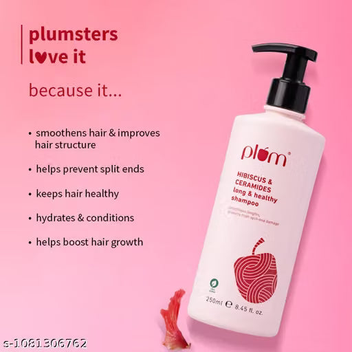 Plum Hibiscus & Ceramides Long & Healthy Shampoo – 250ml