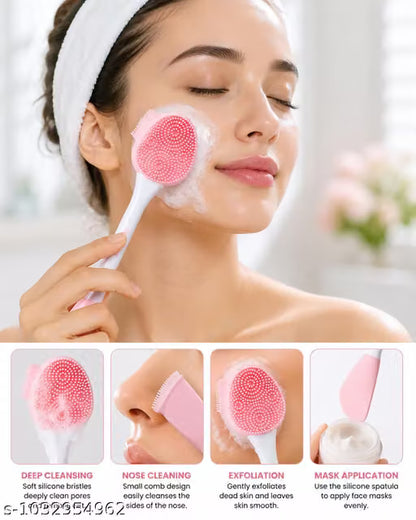 Premium Silicone Skincare & Hair Care Combo Kit