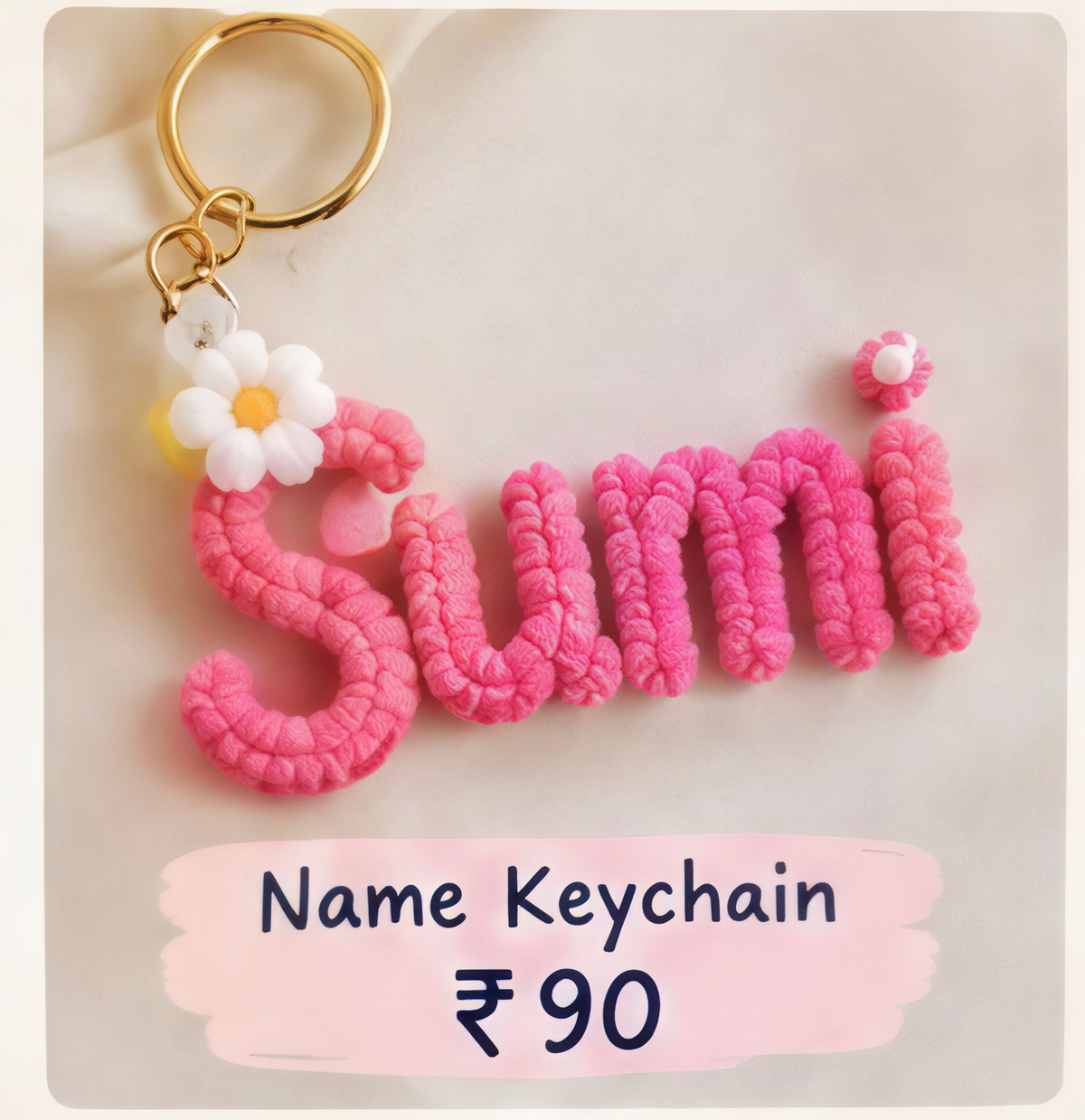Handcraft Name Keychain customize