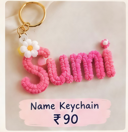 Handcraft Name Keychain customize