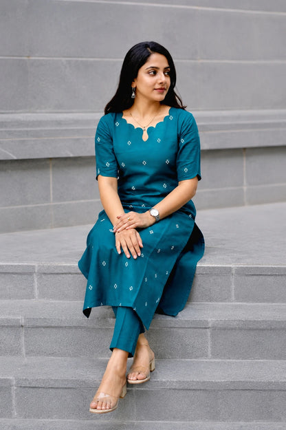 Elegant Morpeach Rayon Slub Kurti for Women | Stylish Casual &amp; Ethnic Wear