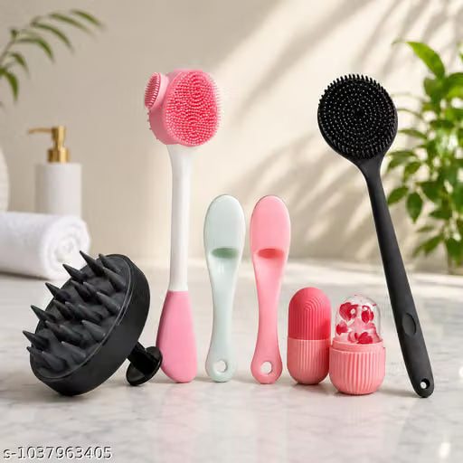 Premium Silicone Skincare & Hair Care Combo Kit