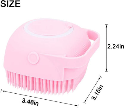 Soft Silicone Bath Brush & Body Scrubber Dispenser
