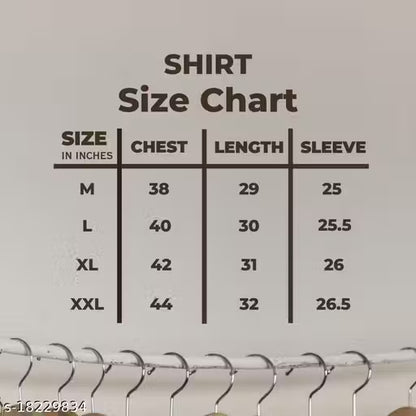 Fatty Mouse Men's Cotton Blend Solid Shirt | Full Sleeve Formal &amp; Casual Wear
